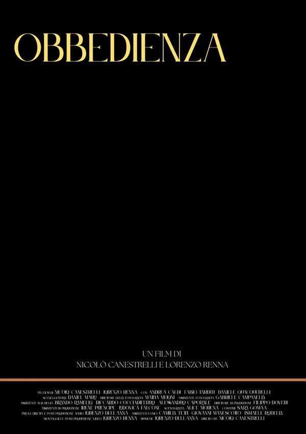 Obbedienza — poster